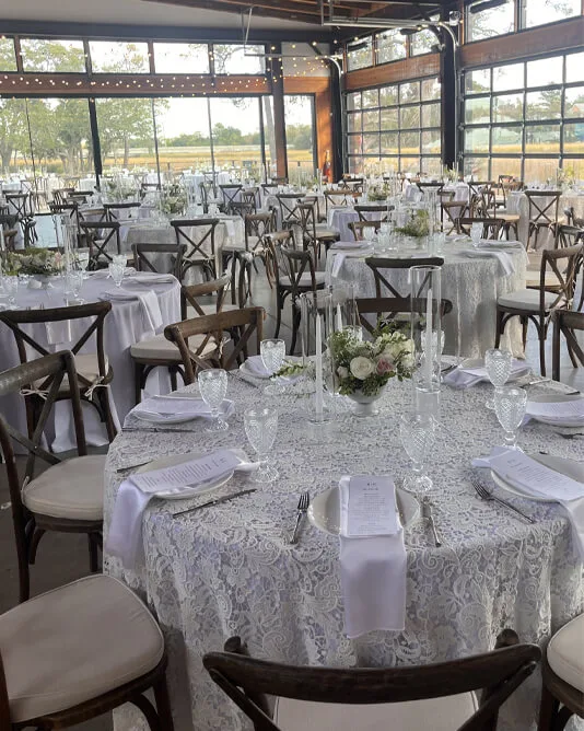 Showcasing wedding catering service